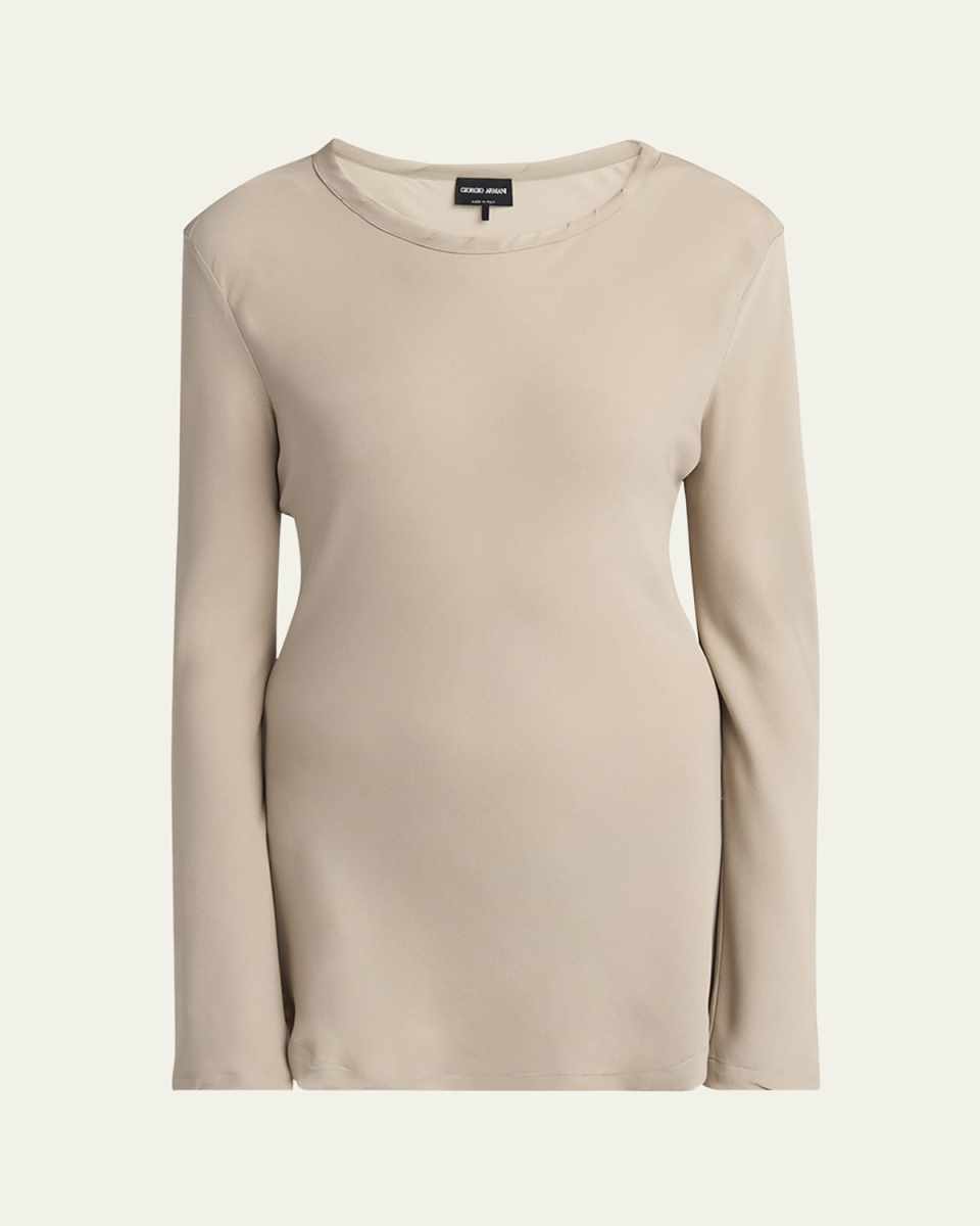Long Sleeve Silk Shirt